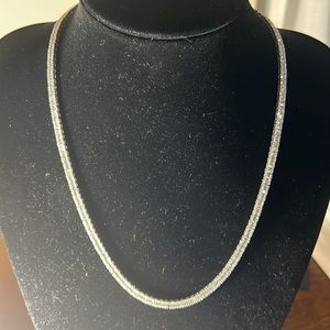 AUTHENTIC DIAMOND TENNIS NECKLACE